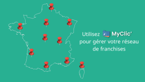 carte france - réseau franchise