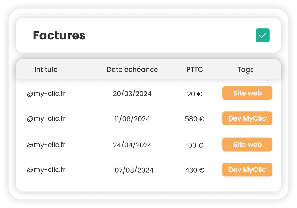 logiciel de facturation electronique - Myclic