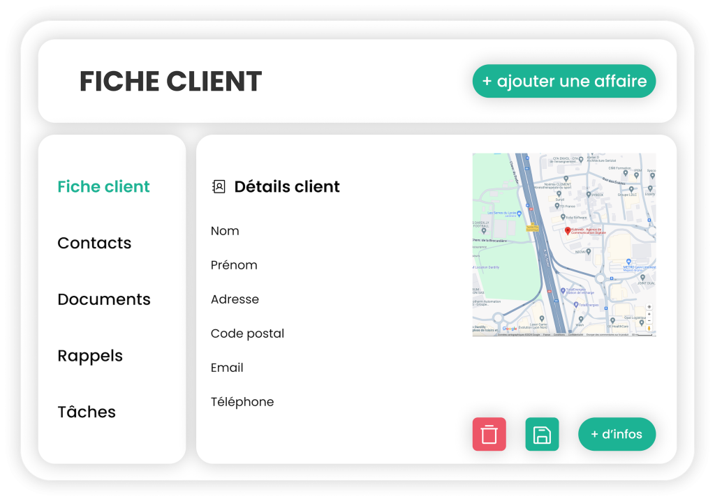 centralisation des données clients sur un CRM