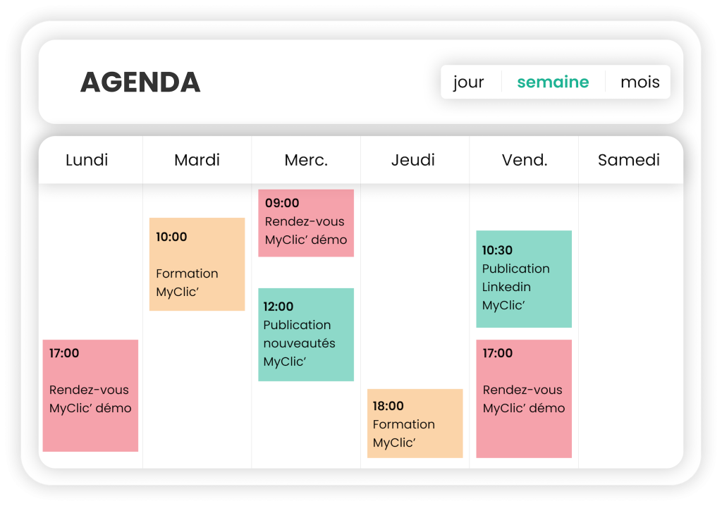 agenda collaboratif pour optimiser l'organisation interne